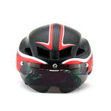 AeroOne Bike Cycling Helmet with Integrated Glasses for Men-Women