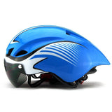 AeroOne Bike Cycling Helmet with Integrated Glasses for Men-Women