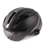 AeroX Bicycle Racing Helmet with Integrated Visor for Men-Women