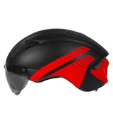 AeroX Bicycle Racing Helmet with Integrated Visor for Men-Women