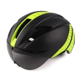 AeroX Bicycle Racing Helmet with Integrated Visor for Men-Women