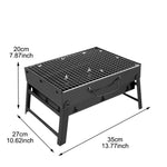 CGX-Mini Portable Outdoor Foldable Stainless Steel Charcoal BBQ Grill