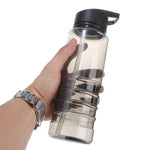 800ML Ribbed Cycling Water Bottle with Straw