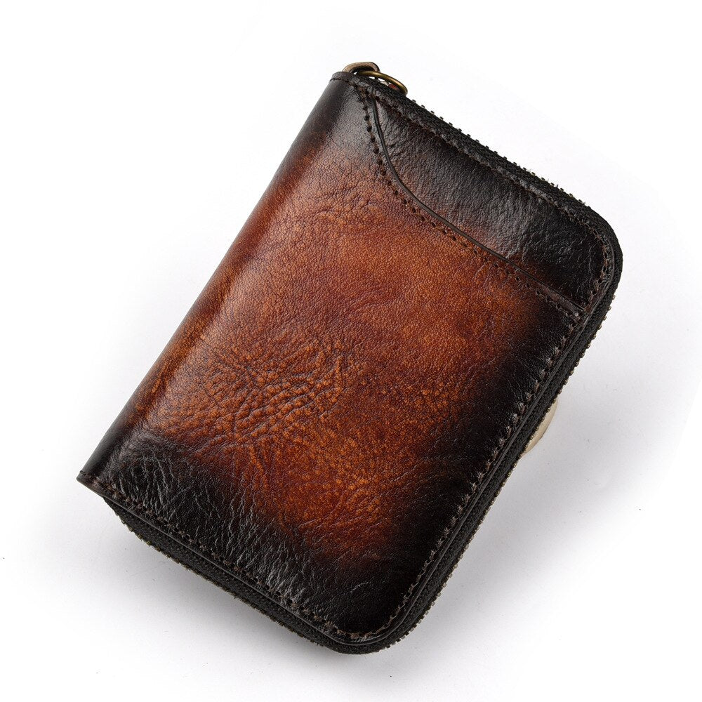 Otto Genuine Leather Wallet - Multiple Slots - Money, ID, Tickets, Cards, RFID Blocking - Unisex