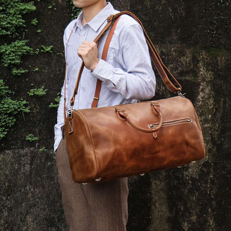 Leather Duffle Bags & Travel Bags for Men