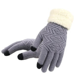 Knitted Women's Thermal Touch Screen Winter Gloves by Wolph