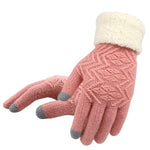 Knitted Women's Thermal Touch Screen Winter Gloves by Wolph
