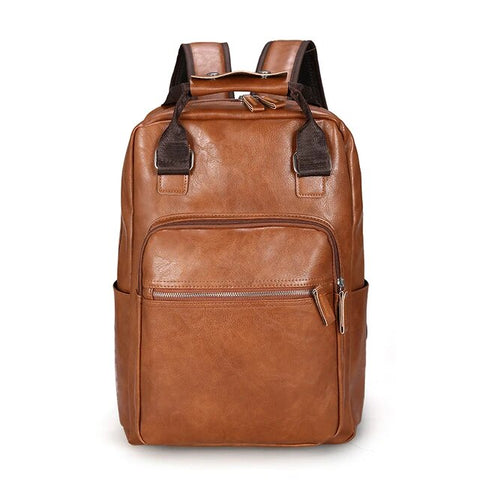 Otto-28 Vegan Leather Travel Backpack by Wolph