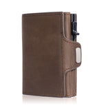 Men's Pure Leather Trifold Wallet by Wolph