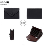 Elke Leather Travel Purse Card Holder by Wolph