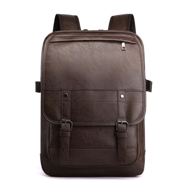 Otto Faux Leather Travel Backpack for Men – Wolph